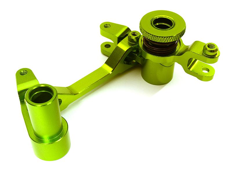 C28566GREEN Billet Machined Steering Bellcrank for Traxxas 1/7 Unlimited Desert Racer 8543 - Image 1