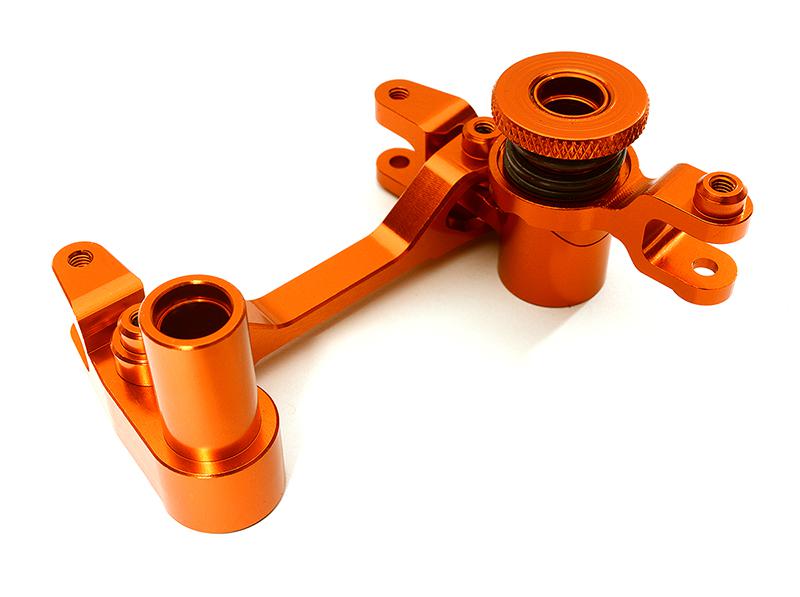 C28566ORANGE Billet Machined Steering Bellcrank for Traxxas 1/7 Unlimited Desert Racer 8543 - Image 1