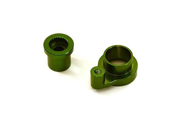C28570GREEN Billet Machined Alloy Servo Horn 25T for Traxxas TRX-4 (r=9mm) - Image 1