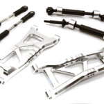 Billet Extended Rear Suspension Kit+Drive Shafts for Traxxas 1/10 Slash 2WD 2555