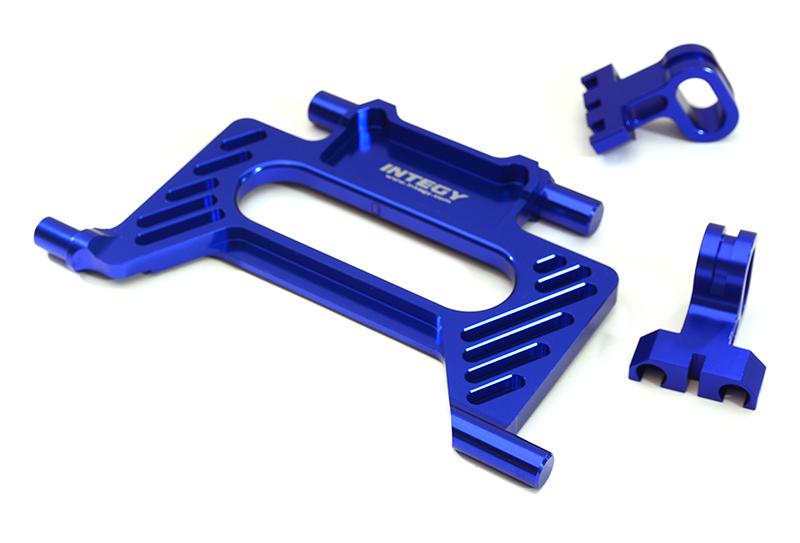 C28575BLUE Aftermarket Battery Plate for Traxxas 1/7 Unlimited Desert Racer 8524 - Image 1