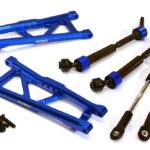 Extended Rear Suspension Kit+Drive Shafts for 1/10 Stampede 2WD 1591 3641A 3655X