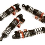 Adjustable Rebound Piggyback Shock (4) for Traxxas TRX-4 Scale & Trail Crawler
