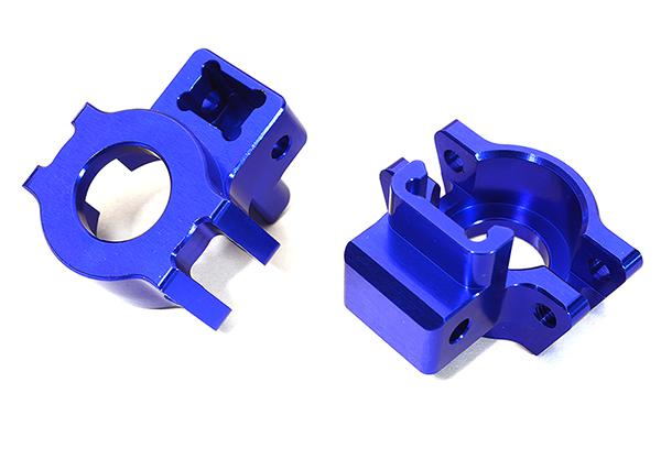 C28581BLUE Billet Machined Rear Axle Hubs for Traxxas 1/7 Unlimited Desert Racer 8540 - Image 1