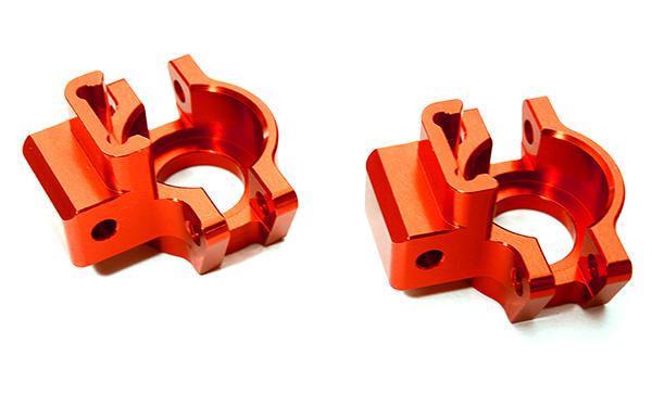 C28581RED Billet Machined Rear Axle Hubs for Traxxas 1/7 Unlimited Desert Racer 8540 - Image 1