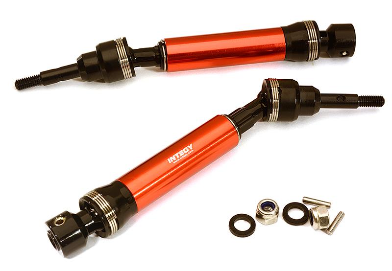 C28582RED XHDv2 Steel Front Universal Drive Shaft(2) for 1/10 Slash & Stampede 4X4 6851X - Image 1