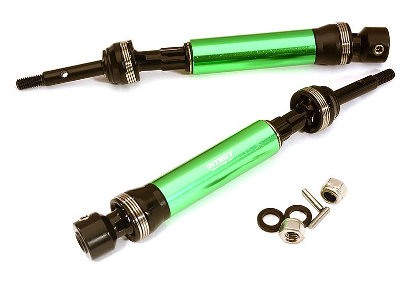 C28583GREEN XHDv2 Steel Rear Universal Drive Shafts for 1/10 Slash 4X4 & Stampede 4X4 6852X - Image 1