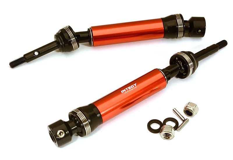 C28583RED XHDv2 Steel Rear Universal Drive Shafts for 1/10 Slash 4X4 & Stampede 4X4 6852X - Image 1