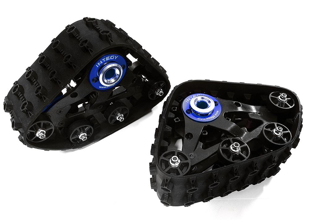 C28590BLUE T3 Snowmobile & Sandmobile Rear Kit for 1/10 Stampede, Rustler, Slash & Bandit - Image 1