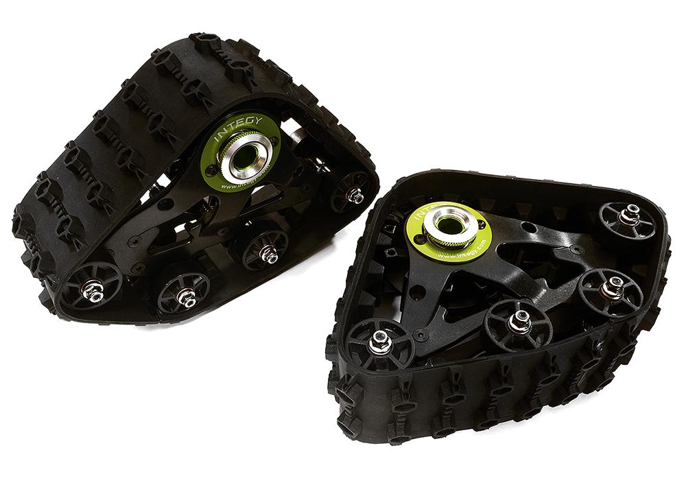 C28590GREEN T3 Snowmobile & Sandmobile Rear Kit for 1/10 Stampede, Rustler, Slash & Bandit - Image 1