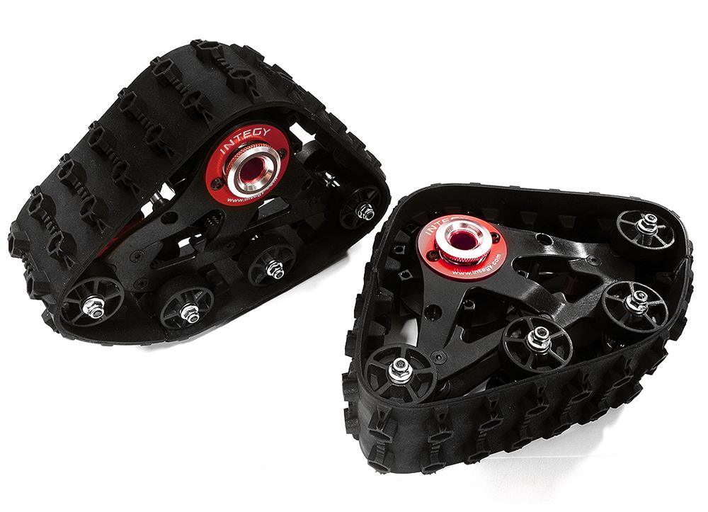 C28590RED T3 Snowmobile & Sandmobile Rear Kit for 1/10 Stampede, Rustler, Slash & Bandit - Image 1