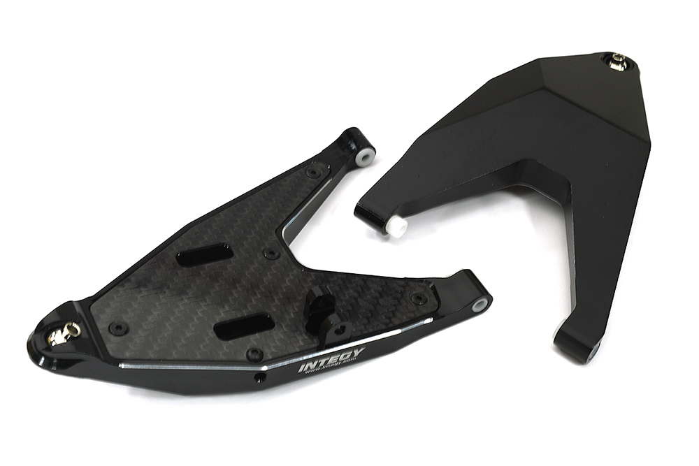 C28607BLACK Machined Front Lower Suspension Arms for Traxxas 1/7 Unlimited Desert Racer 8533 - Image 1