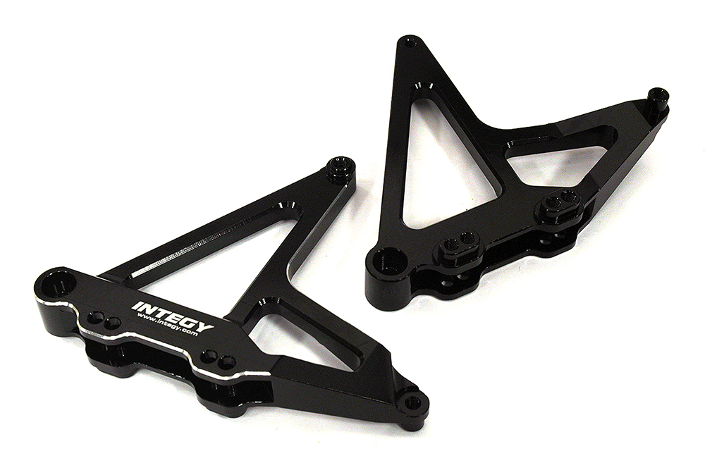 C28608BLACK Billet Machined Rear Shock Mounts for Traxxas 1/7 Unlimited Desert Racer 8538 - Image 1