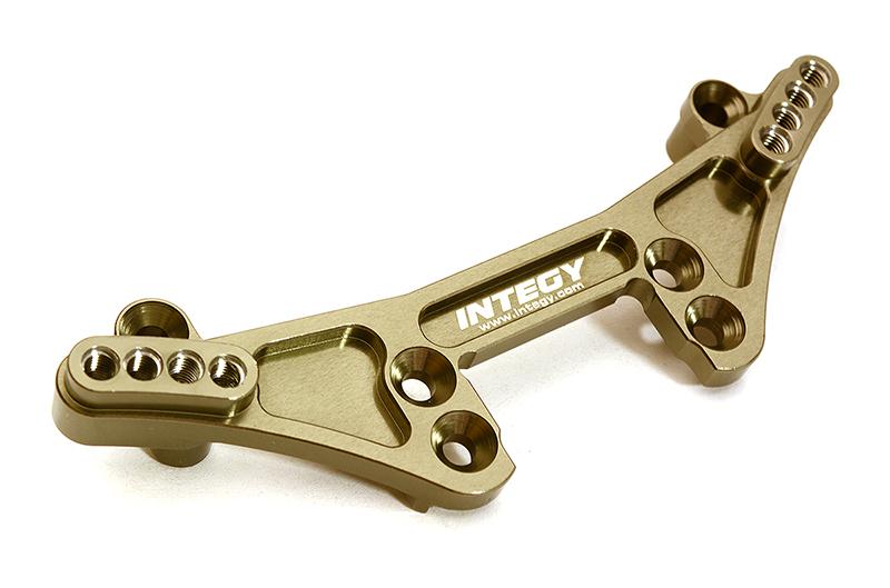 C28612GREY Billet Machined Rear Shock Tower for Tamiya 1/10 TA07 PRO - Image 1