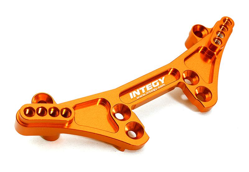 C28612ORANGE Billet Machined Rear Shock Tower for Tamiya 1/10 TA07 PRO - Image 1