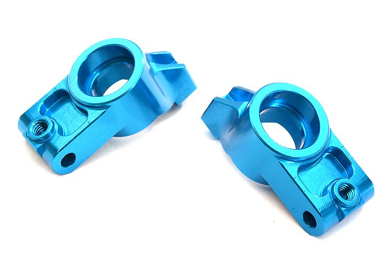 C28613LIGHTBLUE Billet Machined Rear Hub Carriers for Tamiya 1/10 TA07 PRO - Image 1