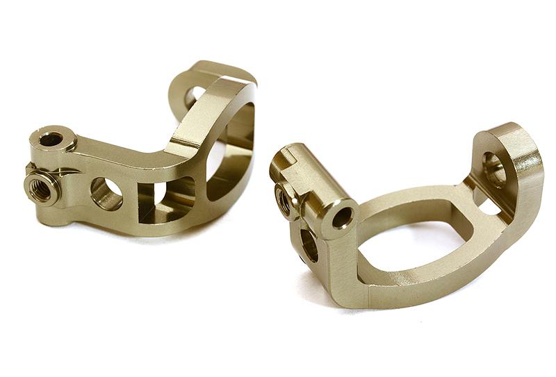 C28614GREY Billet Machined Caster Blocks for Tamiya 1/10 TA07 PRO - Image 1