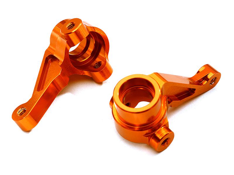 C28615ORANGE Billet Machined Steering Knuckles for Tamiya 1/10 TA07 PRO - Image 1