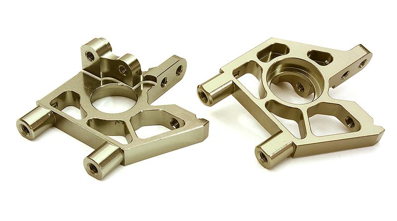 C28616GREY Billet Machined Front or Rear Bulkheads for Tamiya 1/10 TA07 PRO - Image 1