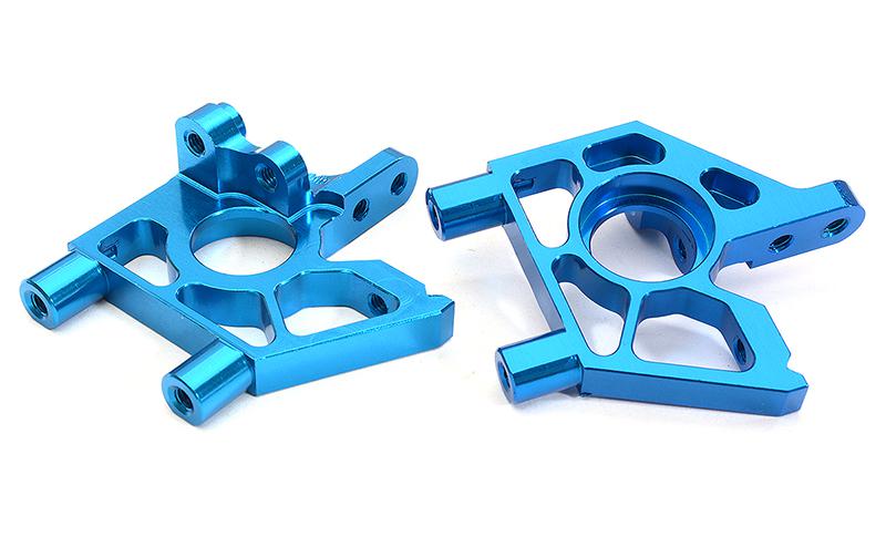 C28616LIGHTBLUE Billet Machined Light Blue Front or Rear Bulkheads for Tamiya 1/10 TA07 PRO - Image 1