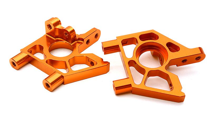 C28616ORANGE Billet Machined Front or Rear Bulkheads for Tamiya 1/10 TA07 PRO - Image 1