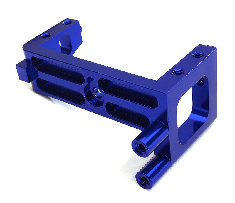 C28617BLUE Billet Machined Servo Mount for Tamiya 1/10 TA07 PRO - Image 1