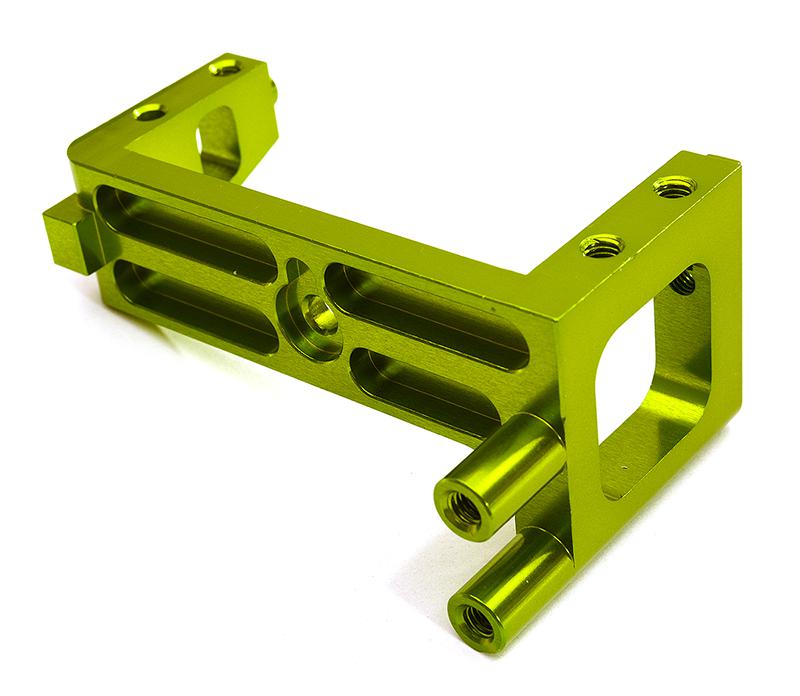 C28617GREEN Billet Machined Servo Mount for Tamiya 1/10 TA07 PRO - Image 1