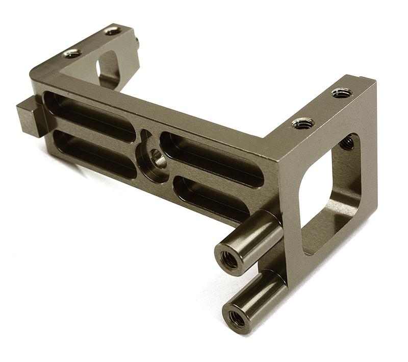 C28617GREY Billet Machined Servo Mount for Tamiya 1/10 TA07 PRO - Image 1