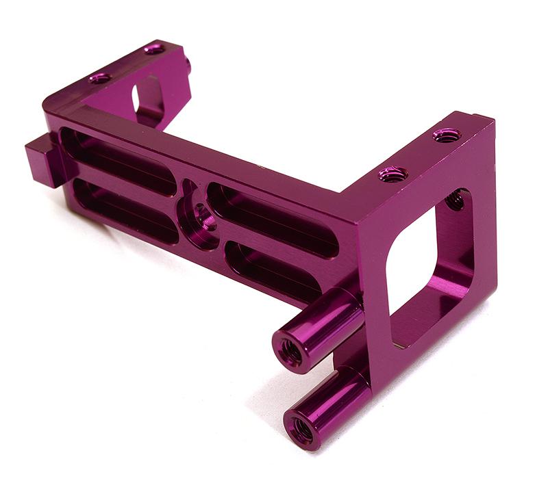 C28617PURPLE Billet Machined Servo Mount for Tamiya 1/10 TA07 PRO - Image 1