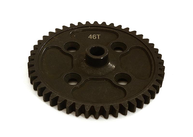 C28619 Billet Machined Steel 46T Spur Gear for Redcat TR-MT10E 1/10 Brushless Truck - Image 1