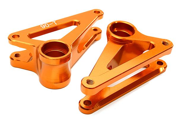 C28628ORANGE Billet Machined Alloy 90T PRO2 Front Rocker Arms for 1/10 E-Revo 2.0 5358 - Image 1