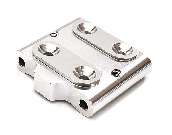 C28631SILVER Billet Machined Alloy Front Lower Suspension Mount for Tamiya 1/10 M-07 - Image 1