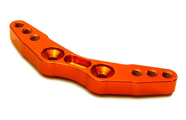 C28632ORANGE Billet Machined Alloy Front Shock Tower for Tamiya 1/10 M-07 - Image 1