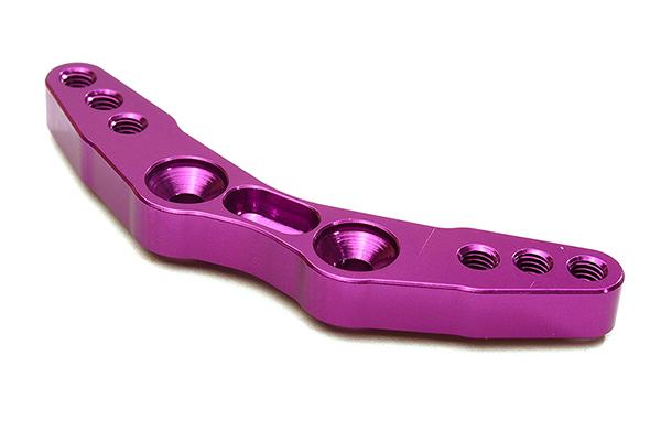 C28632PURPLE Billet Machined Alloy Front Shock Tower for Tamiya 1/10 M-07 - Image 1