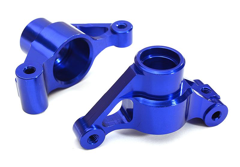 C28634BLUE Billet Machined Alloy Rear Hub Carriers for Tamiya 1/10 M-07 - Image 1