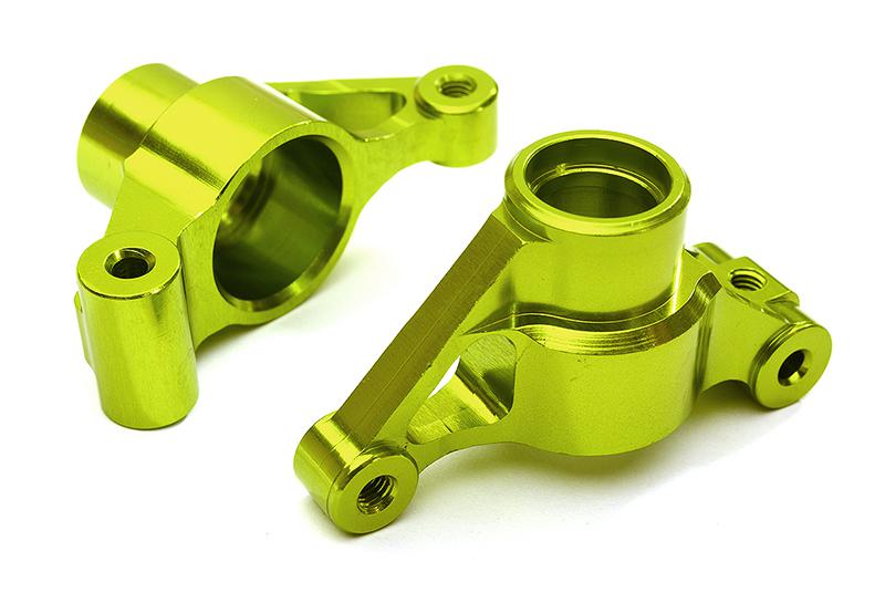 C28634GREEN Billet Machined Alloy Rear Hub Carriers for Tamiya 1/10 M-07 - Image 1