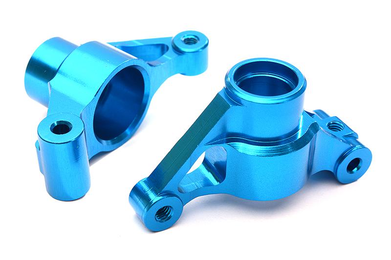 C28634LIGHTBLUE Billet Machined Alloy Rear Hub Carriers for Tamiya 1/10 M-07 - Image 1