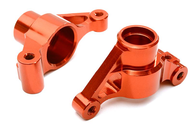 C28634RED Billet Machined Alloy Rear Hub Carriers for Tamiya 1/10 M-07 - Image 1