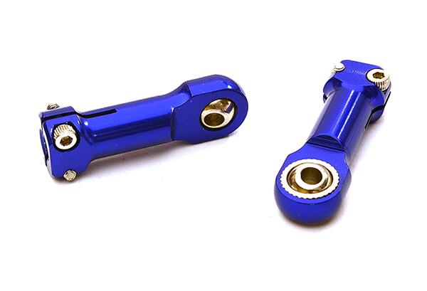 C28653BLUE 3mm Metal Ball End 31mm Long M4 Normal Thread (2) for 1/10 Scale - Image 1