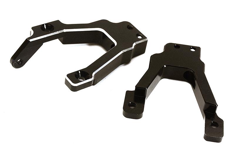 C28663BLACK Billet Machined Alloy Front Shock Tower for Axial 1/10 SCX10 II - Image 1