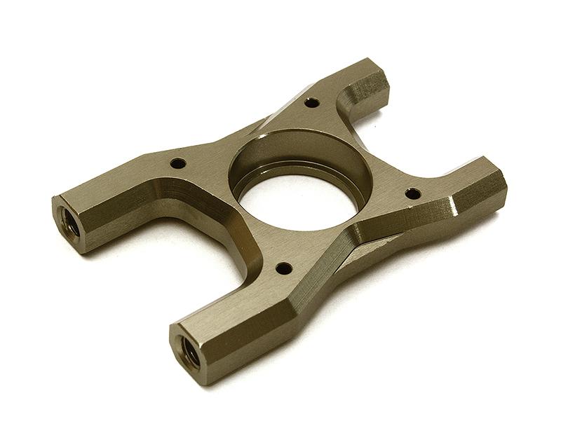 C28673GREY Billet Machined Center Differential Mount for Arrma 1/8 Kraton 6S BLX (AR310428) - Image 1