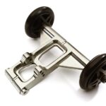 Billet Machined Grey Wheelie Bar Set for Arrma 1/8 Kraton 6S BLX AR320366