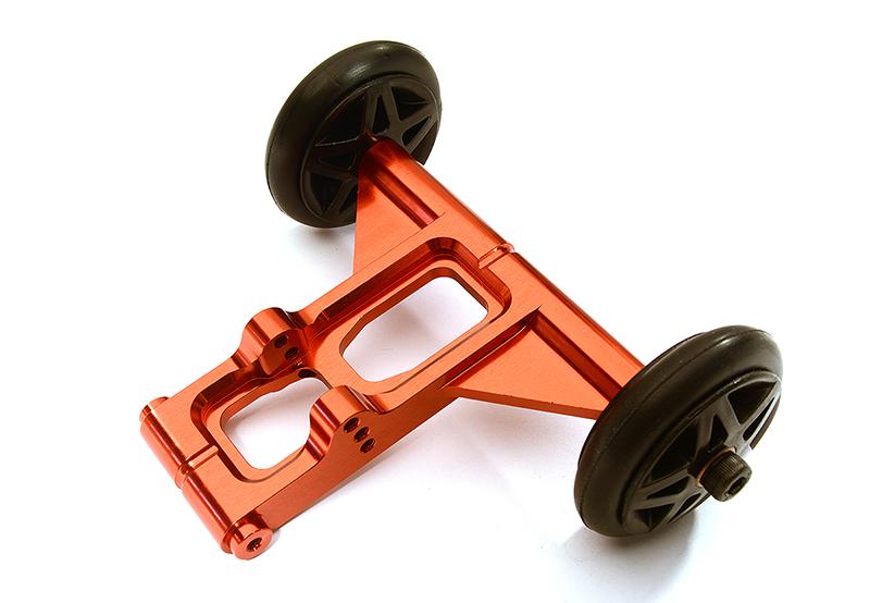 C28674RED Billet Machined Wheelie Bar Set for Arrma 1/8 Kraton 6S BLX AR320366 - Image 1