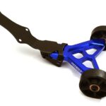 Blue Billet Machined Wheelie Bar Upgrade for 1/16 E-Revo, Summit, Slash