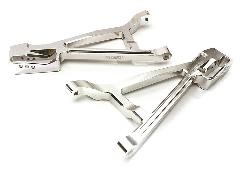 C28684SILVER Machined Front Lower Suspension Arms for Traxxas 1/10 E-Revo 2.0 8631 8632 - Image 1