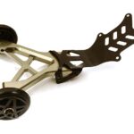 Grey Billet Machined Wheelie Bar for Traxxas T-Maxx Monster Truck