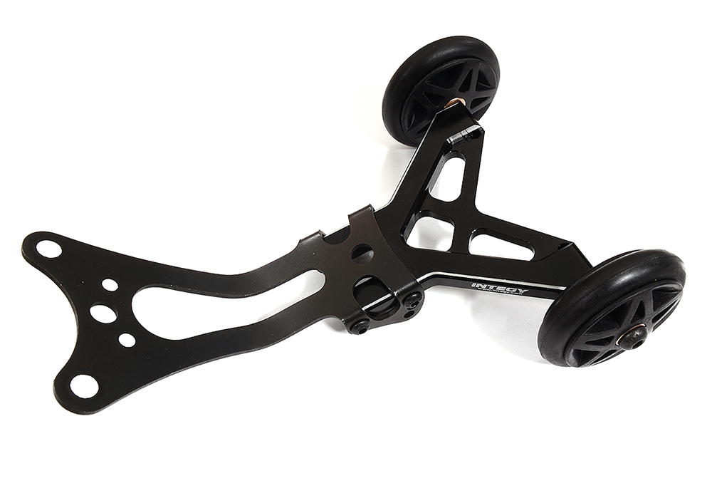 C28692BLACK Billet Machined Wheelie Bar for Traxxas 1/10 Stampede 2WD - Image 1