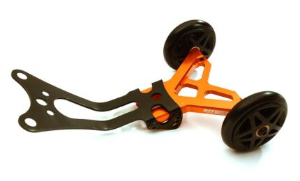 Billet Machined Orange Wheelie Bar for Traxxas 1/10 Stampede 2WD