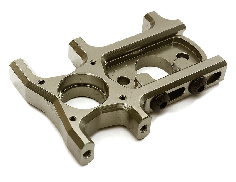 C28693GREY Billet Machined Alloy Motor Mount for Arrma 1/8 Kraton 6S BLX (AR310446) - Image 1
