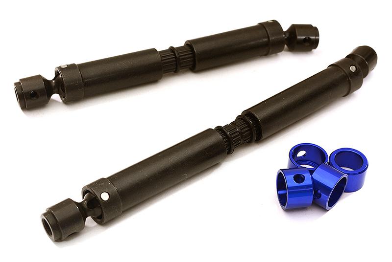 C28694BLUE Billet Machined Center Drive Shafts for Traxxas TRX-4 Crawler (12.8in WB) - Image 1